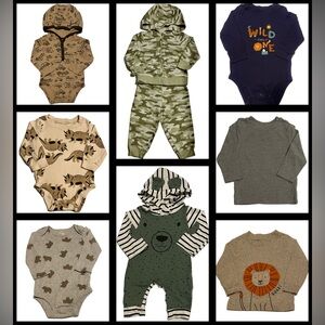 9pc LONG SLEEVE BUNDLE 12mo